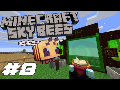 Minecraft Sky Bees Ep.8 Elven Gateway Portal