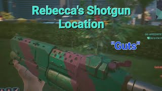 Cyberpunk 2077 2.0 - Where to find Rebecca's shotgun - \