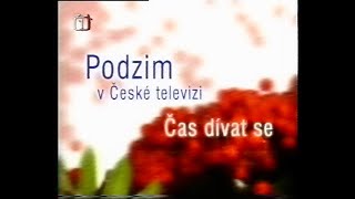 Česká televize, upoutávka na podzimní program ČT (11. září 2001)