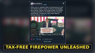 FLORIDA GOES WILD! 🏹 DeSantis Triggers Massive Gun Tax Break! 💥 Update