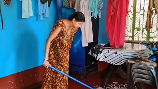 Bed And Floor Cleaning | how to clean laminate floors | deep cleaning room