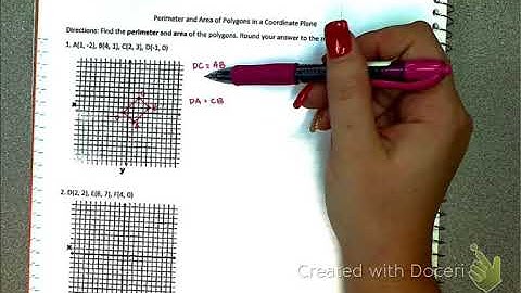 Perimeter and Area of Polygons in a Coordinate Plane