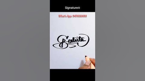 ✍️ Stylish Name / Sabita 🐣 #calligraphy #signature @cutepenning