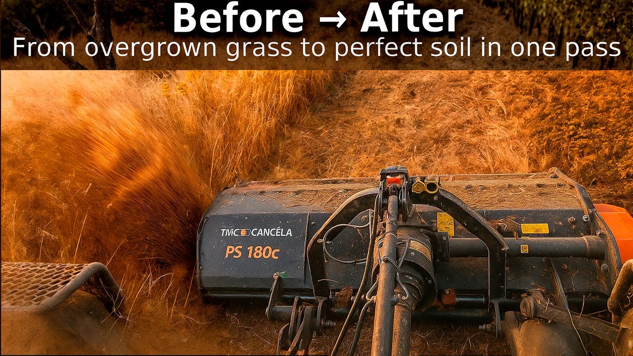 How the TMC Cancela PS 180C Clears Vineyard Rows Fast | POV