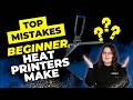 Top Beginner Heat Press Mistakes (And How to Avoid Them)