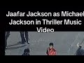 Jaafar jackson as michael jackson in thriller music