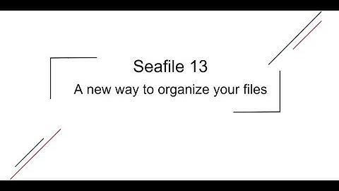 Seafile 13: A new way to organize your files