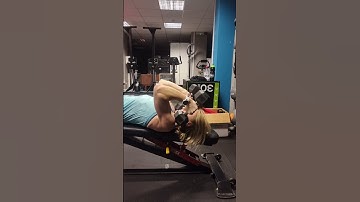 decline tricep dumbell extension. Great exercise for the Triceps