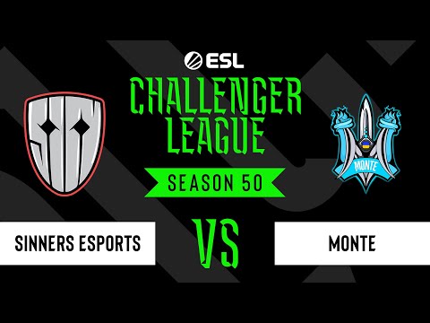 SINNERS Esports vs Monte - ESL Challenger League - Season 50 EU