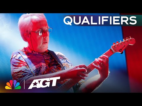 poster for Guitarist John Wines showcases his ROCKSTAR talent! | Qualifiers | AGT 2023