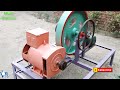 How to make 17kw free energy generator from 3hp motor and 17kw alternator  with full rpm calculation