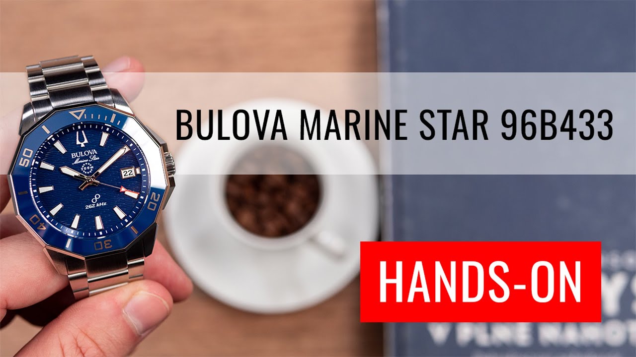 HANDS-ON: Bulova Marine Star Quartz 96B433 - YouTube