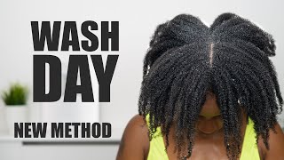 UPDATED NATURAL HAIR WASHDAY ROUTINE (Wash, Deep Condition, Moisturise, Detangle, Twist &amp; Air Dry )💦