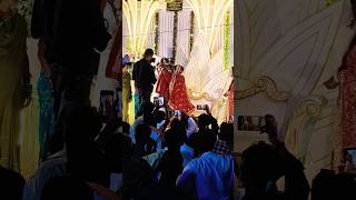 stage decoration pandal| #trending #dulhandulhan #weddingdecor #shadidecoration #jaimalaceremony |