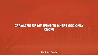 The Pretty Reckless - For I Am Death (Lyrics)