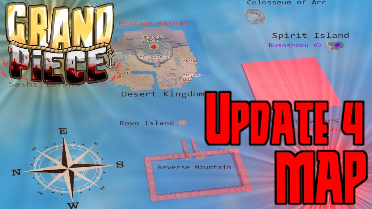 GPO Map Update 4 Second Sea All Locations . Grand Piece Online Map