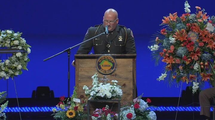 Full memorial service for fallen FHP Trooper Josep...