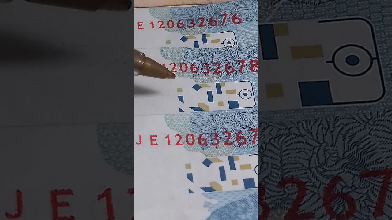 Cédula raras de 50 e 100 reais