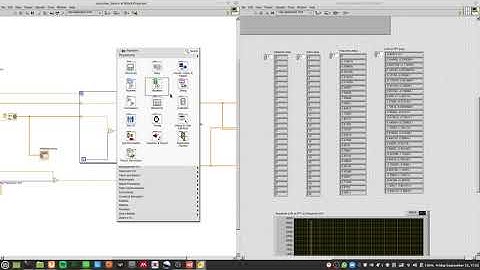 Labview Frequency Analysis and Fun 9 - FFT derived plots of amplitude and power vs frequency
