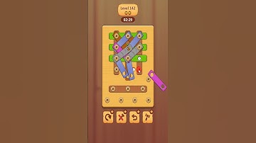 Wood Nuts & Bolts Level 142 #games #woodpuzzlegame #gaming #woodenpuzzle #woodgame #woodnutsandbolts