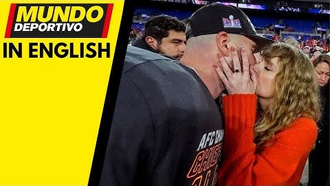 THAT Taylor Swift and Travis Kelce KISS after Chiefs win AFC title game | NFL SUPERBOWL