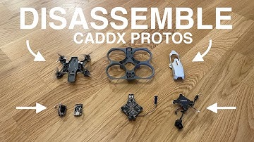 Disassemble the Caddx Protos FPV Beginner Drone | How to take apart the Caddx Protos FPV Drone