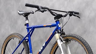 90s GT mountain bike restoration & custom build