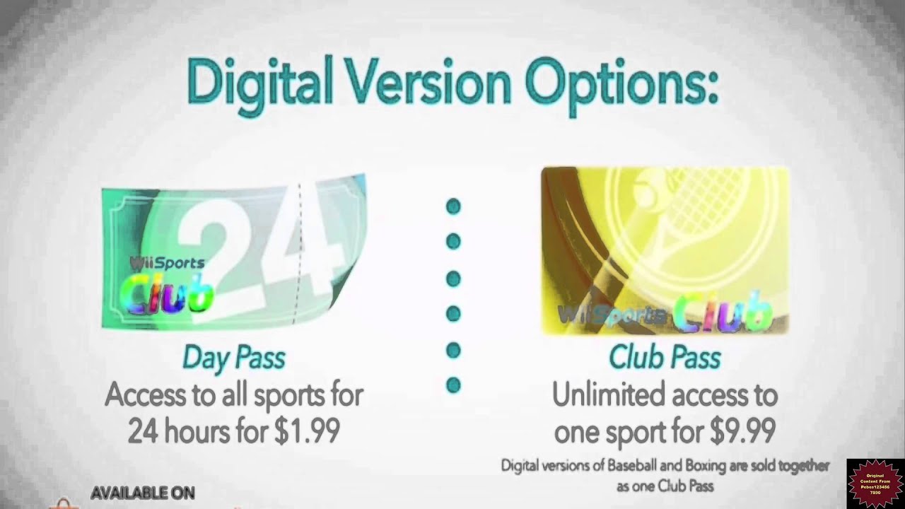 Wii Sports Club Digital Clean Rant Youtube