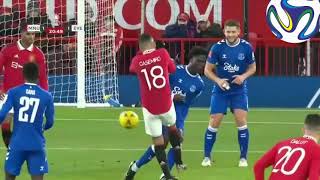 MANCHESTER UNITED VS EVERTON 2023 F.A CUP highlights.