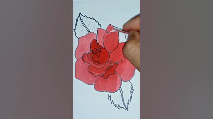 rose painting desing| fabric painting #creativeart #youtubeshorts #shorts