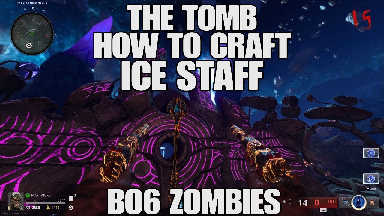 BO6 ZOMBIES: ICE STAFF THE TOMB UNLOCK BO6 HOW TO GET ICE STAFF The ...
