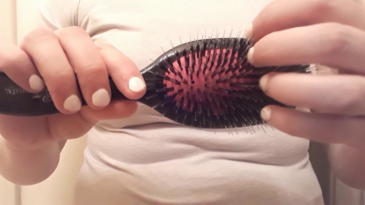 ASMR hair brush roleplay and hairbrush sounds. YouTube