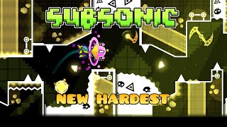 🔴 LIVE - Subsonic 85%, 53-100 x2 (New Hardest Extreme Demon) | Geometry Dash [Stream 16]