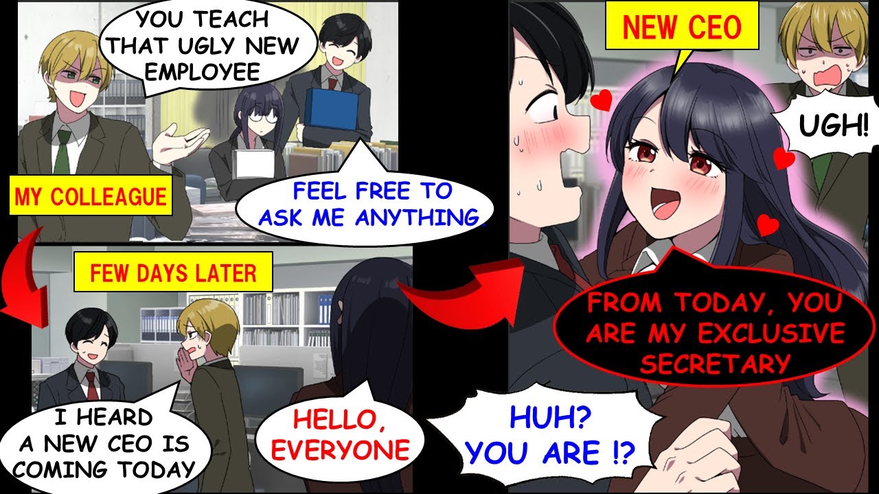 [Озвучка манги] Я был добр к «некрасивой» новой сотруднице... Пока не узнал, что она моя новая, п...