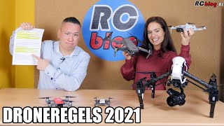 DRONEREGELS 2021 - dat gaat geld kosten!