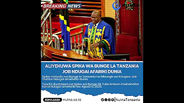 SPIKA MSTAAFU JOB NDUGAI AFARIKI DUNIA LEO AGOSTI 6 2025 