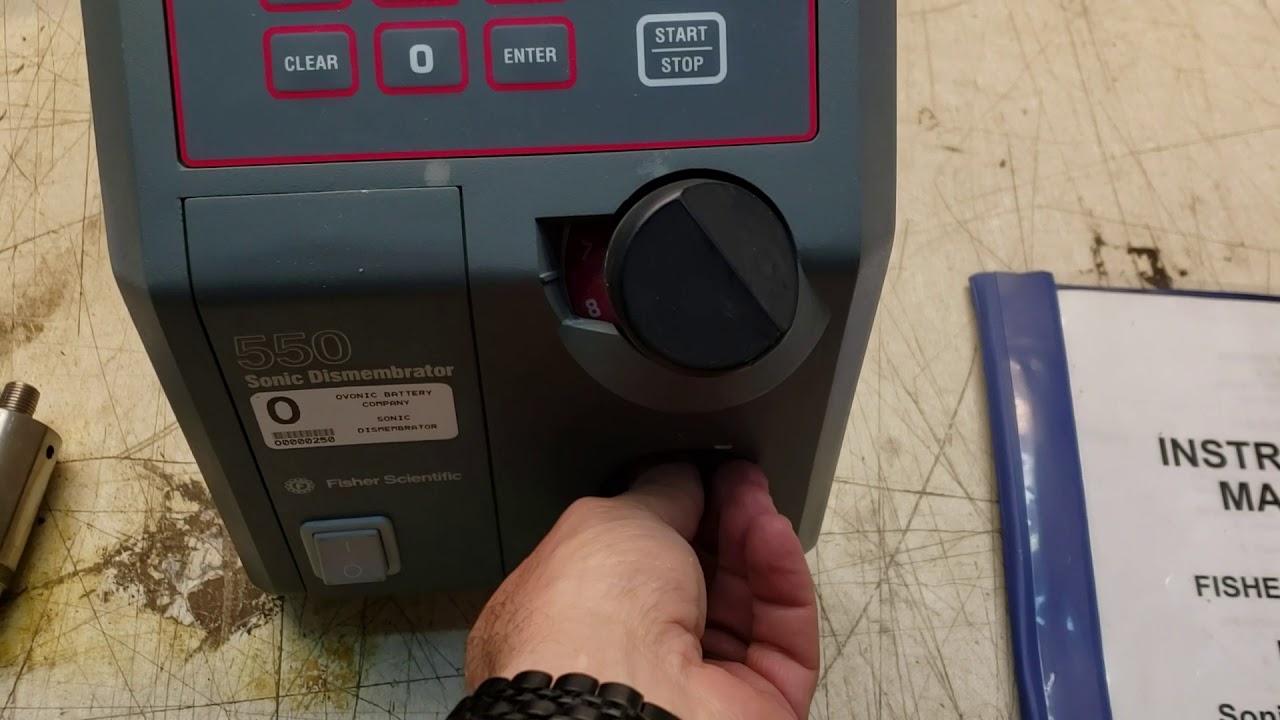 Fisher Scientific 550 Sonic Dismembrator, Cell Disruptor, Sonicator