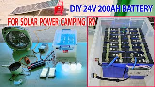 DIY a Lifepo4 Battery 24V 200Ah For Solar Power, Mobihome, RV, Caravan, Camping, Boat, Outdoor