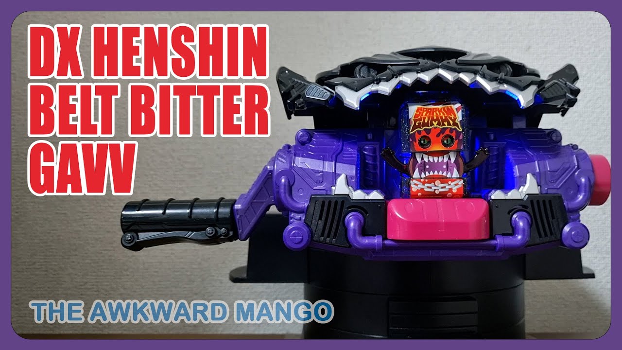 DX Henshin Belt Bitter Gavv and Gochizo Holder Set Demo and Review
