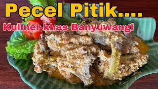 Gampang banget bikin pecel pitik khas Banyuwangi