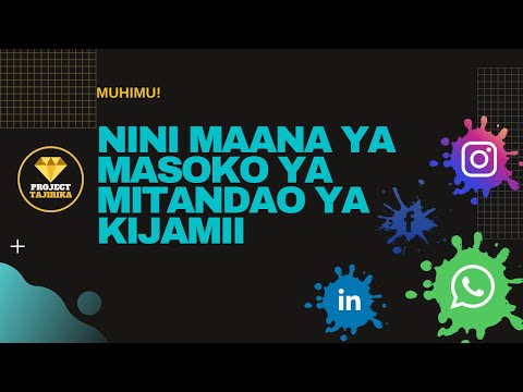 Nini maana ya Masoko ya mitandao ya kijamii