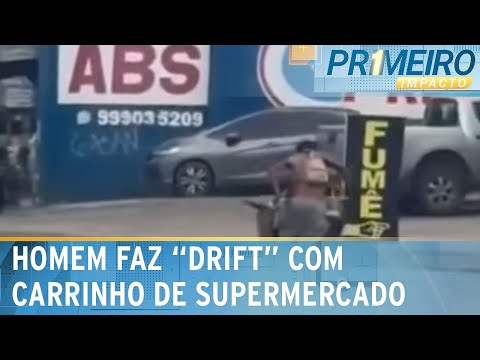 Video homem-realiza-manobra-arriscada-com-carrinho-de-supermercado-no-ma-primeiro-impacto-26-04-24