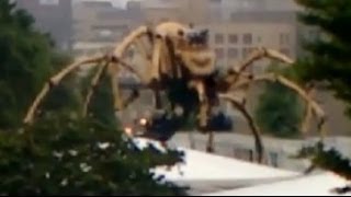 GIANT SPIDER, RAGNO MECCANICO GIGANTE | Tokyo | Huge mechanical spider, araña, spinne,  Riesenspinne