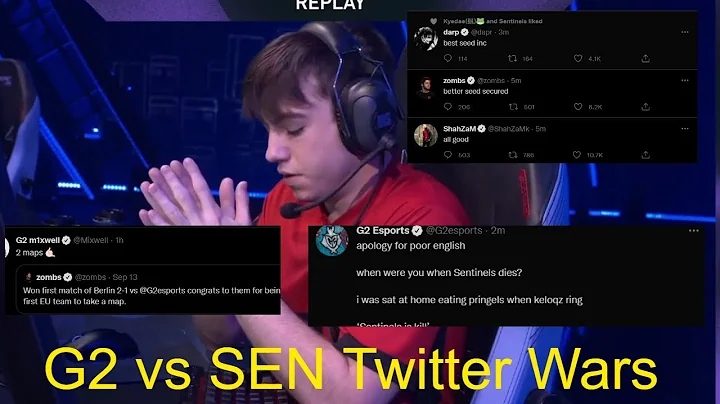 G2 vs Sentinels Trash Talk | G2 Vs Sen Twitter | EPIC GAME HIGHLIGHTS