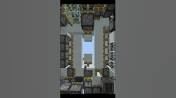 Faster 5x5 Piston Door[0.45s closing, 0.75s opening] #shorts