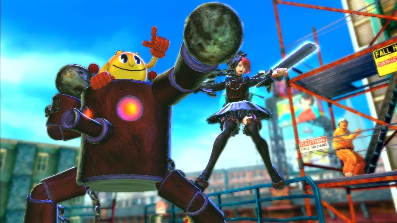 Street Fighter X Tekken Playthrough  Pac-Man and Alisa (Team Namco Body Guard!)