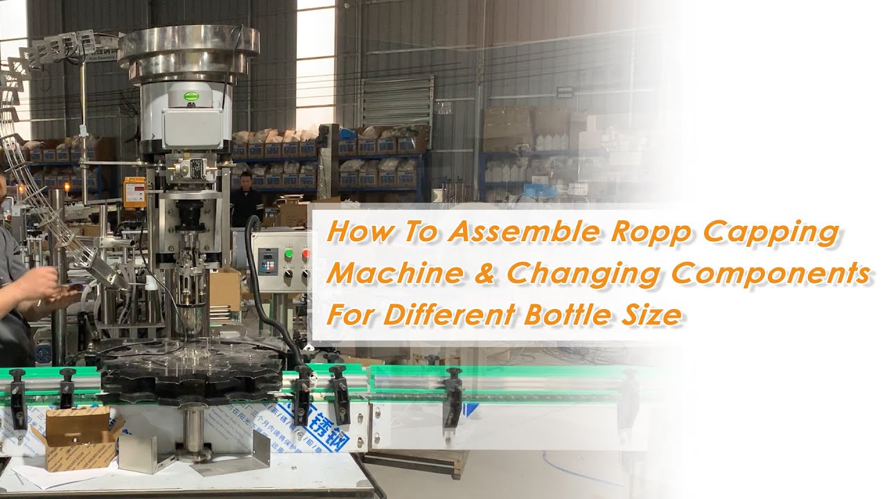 ROPP Capping Machine Installation Tutorial Video - II - YouTube
