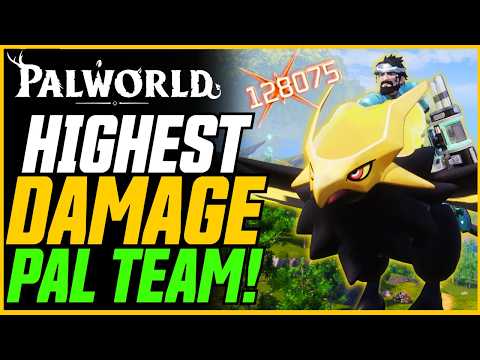 NEW Highest Damage Build!? (MELT BOSSES)! // Palworld 1.0 Updated Gunner Build Guide