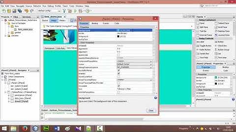 JAVA NETBEANS   Tutorial Pembuatan Aplikasi Perpustakaan Sederhana   part 1 dan 2   Disain Form   Yo