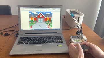 Build a fire extinguisher to put out a fire! Scratch + Lego Mindstorms EV3 🙂